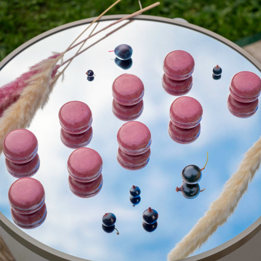 Macarons de bain Cassis