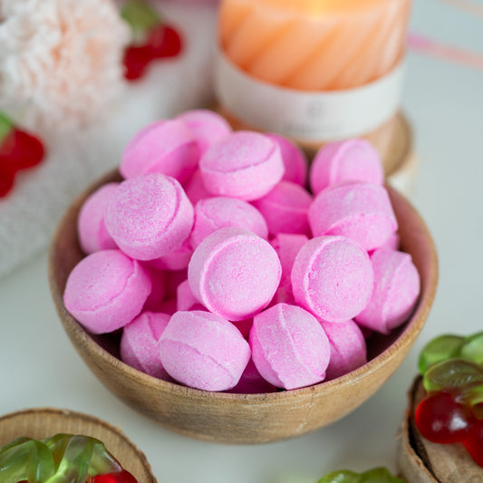 Mini billes de bain Cerise