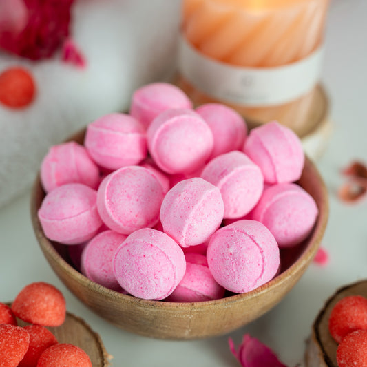 Mini billes de bain Fraise